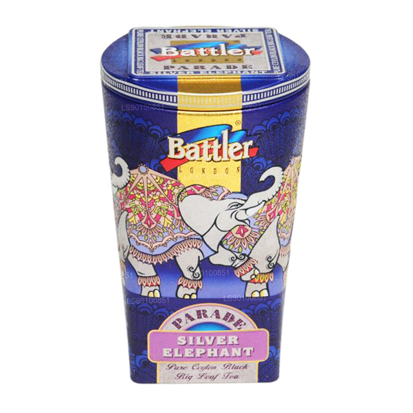 Battler Sølv Elefant (100 g) Tin Caddy