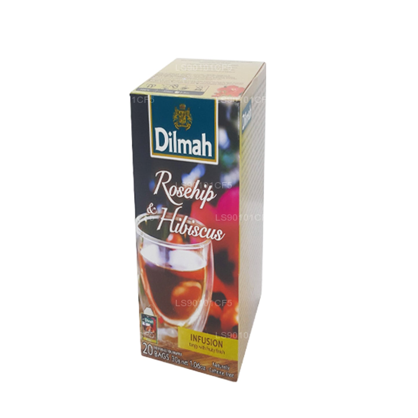 Dilmah Rosehip & Hibiscus aromatiseret sort te (30 g)