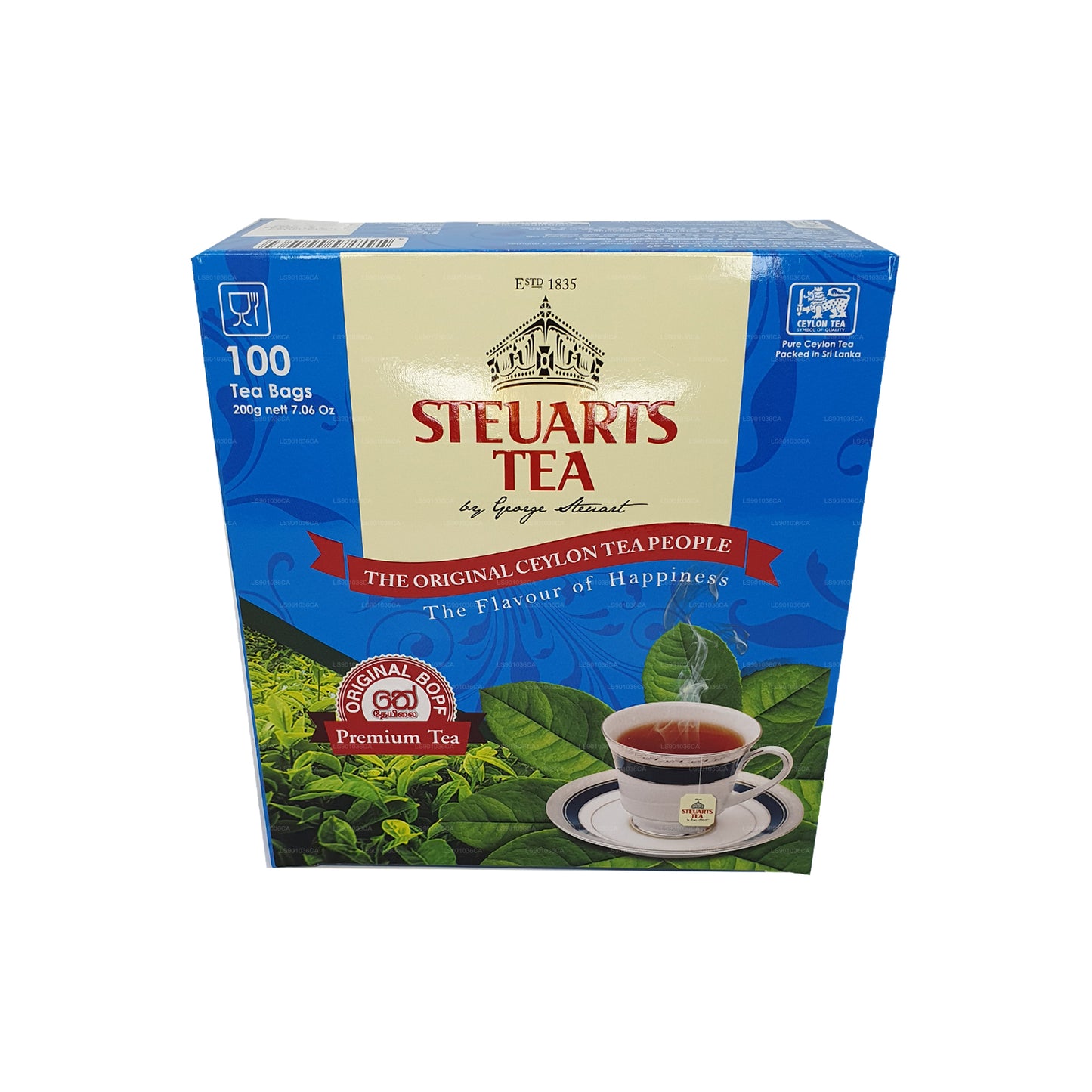 George Steuart Dimbula te (200g) 100 teposer