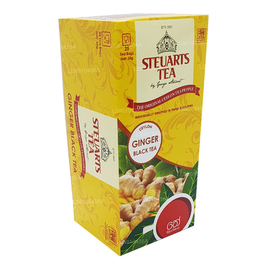 George Steuart ingefær sort te (50 g) 25 teposer