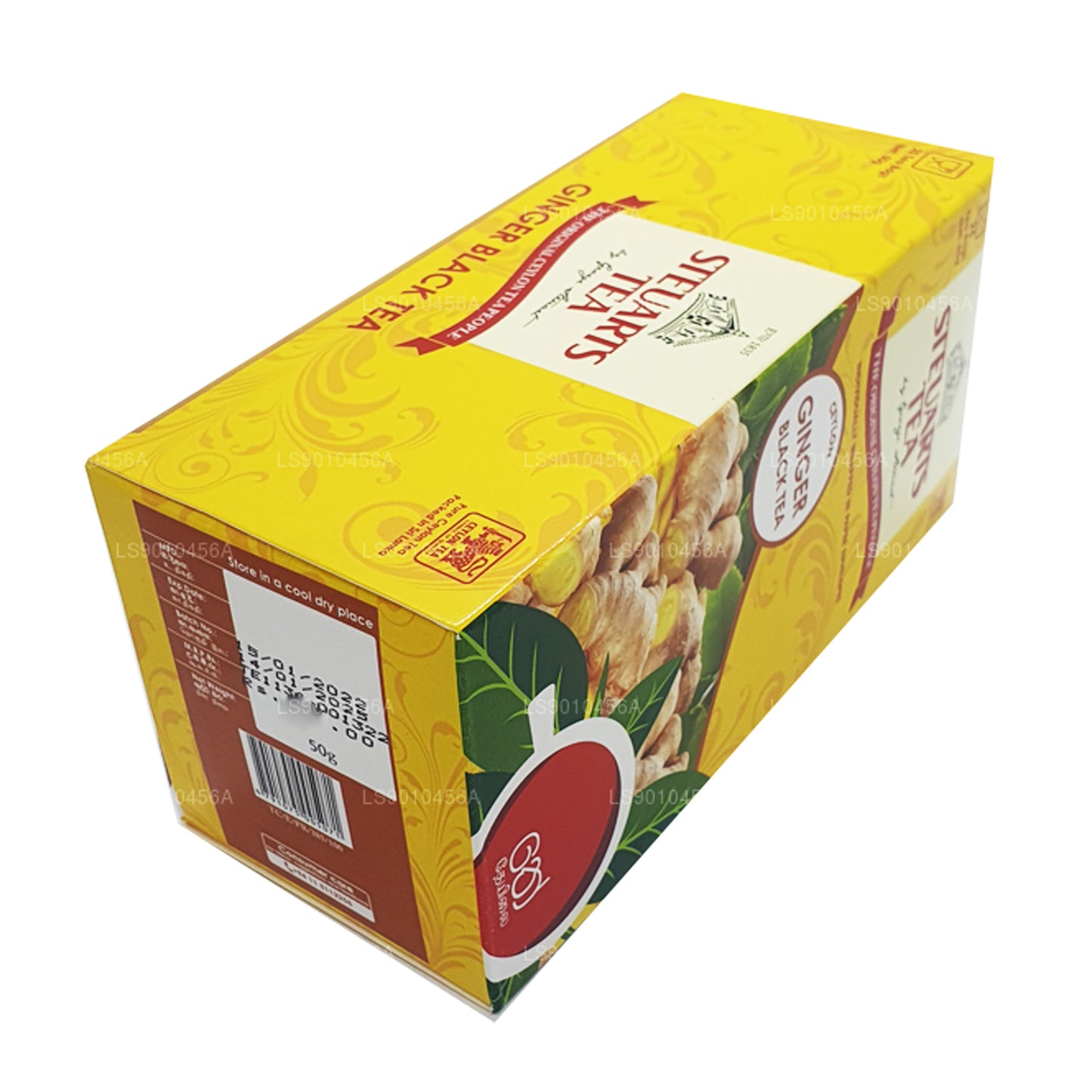 George Steuart ingefær sort te (50 g) 25 teposer