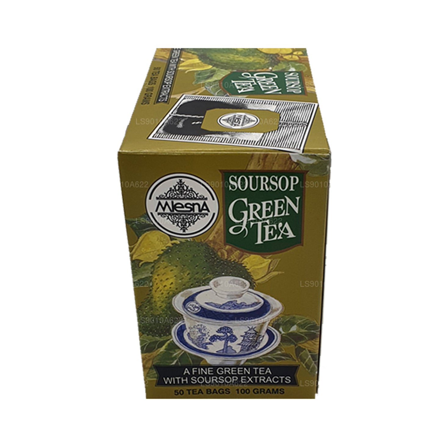 Mlesna Soursop grøn te (100 g) 50 teposer