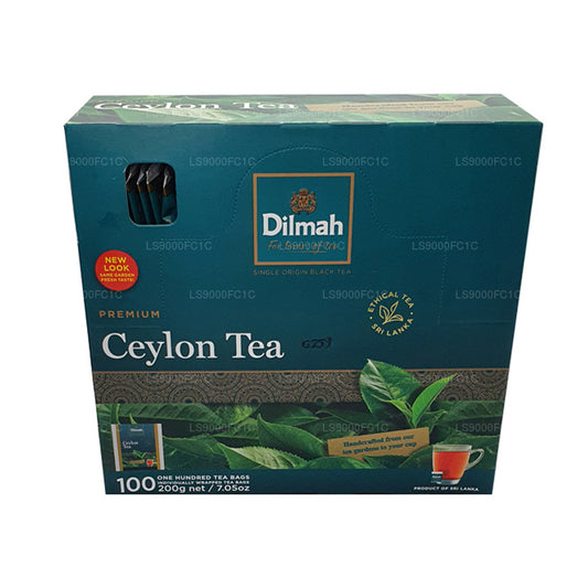 Dilmah Premium Ceylon te, individuelt indpakket 100 teposer (200 g)