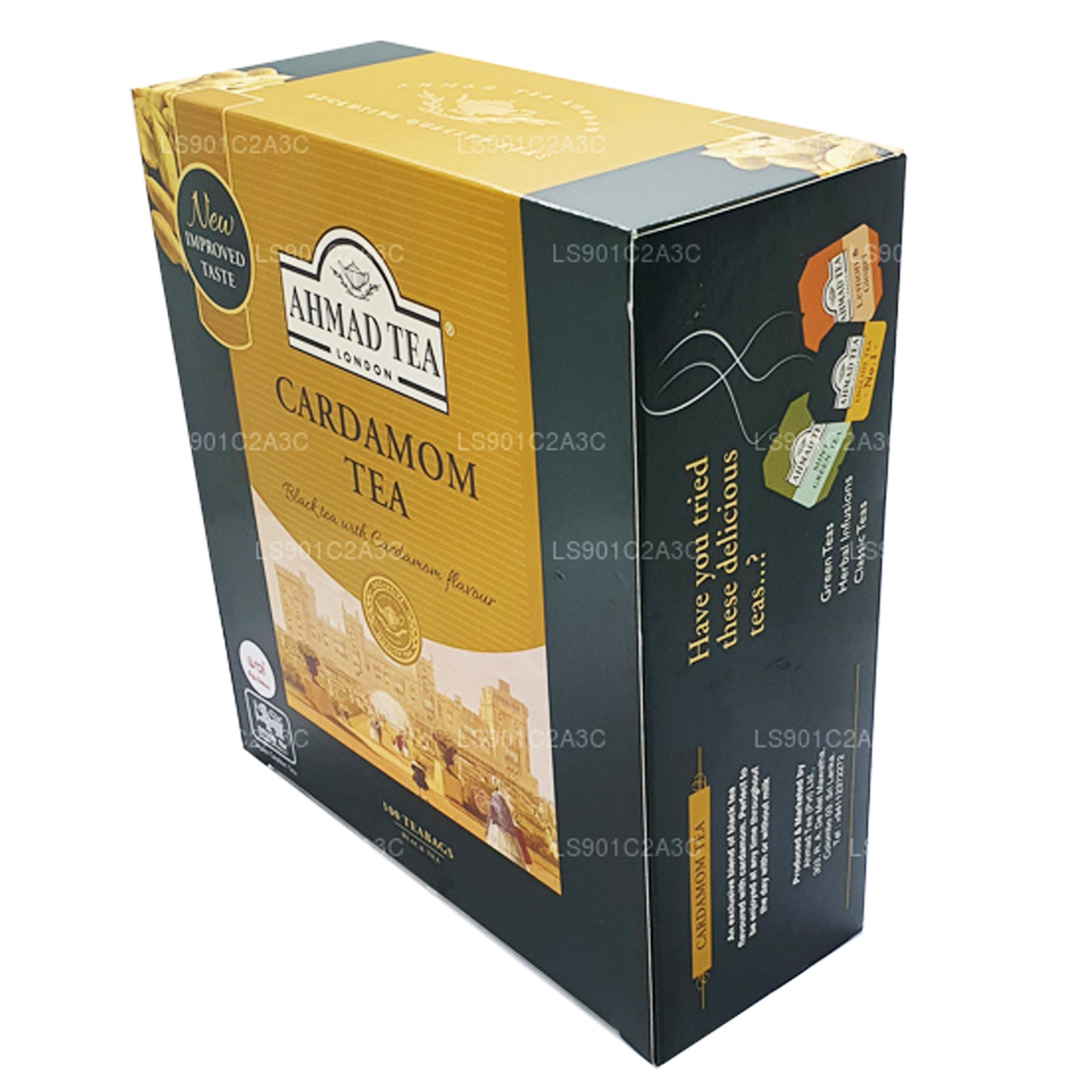 Ahmad Cardamom Tea 100 Tea Bags 200g