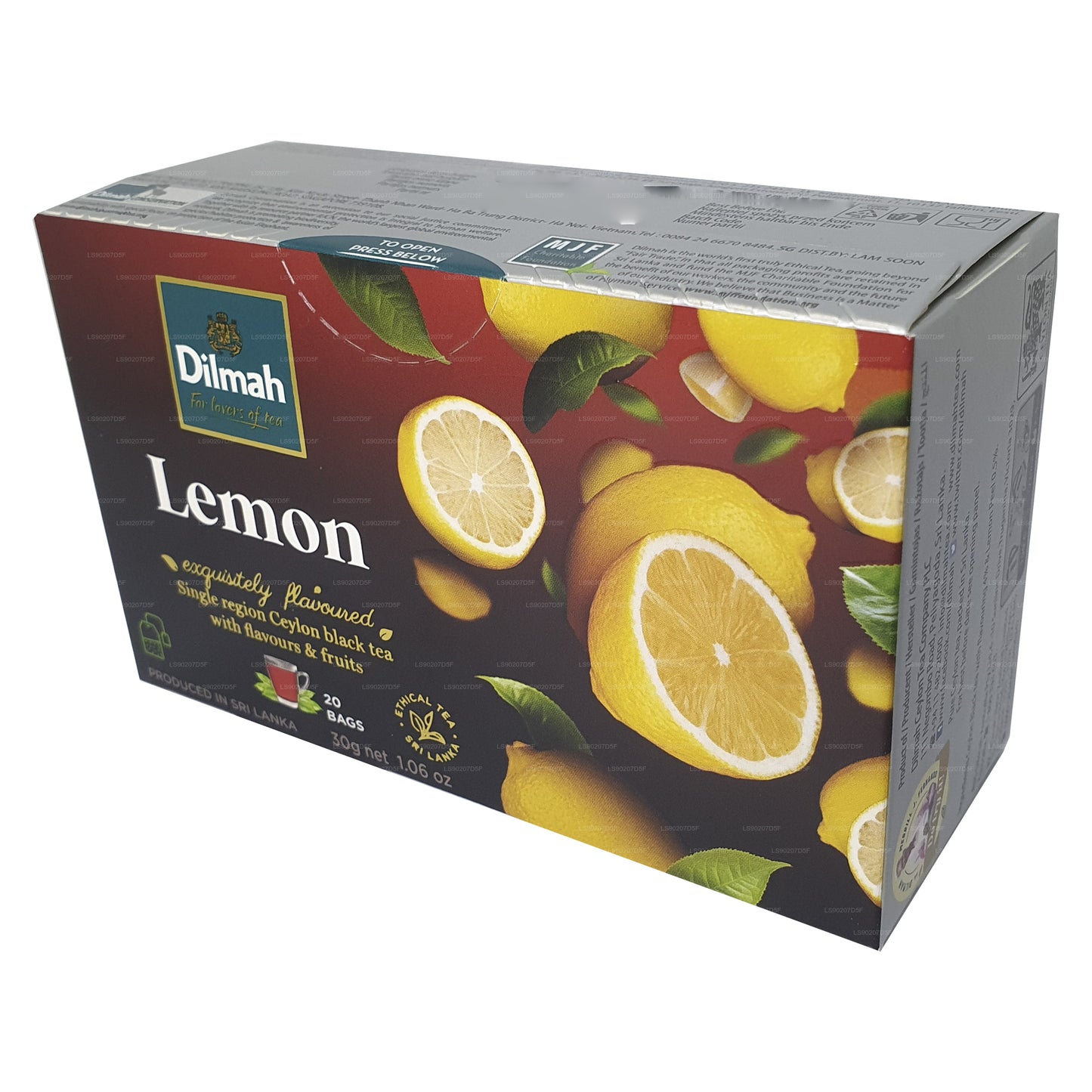 Dilmah citron aromatiseret te (30g) 20 teposer