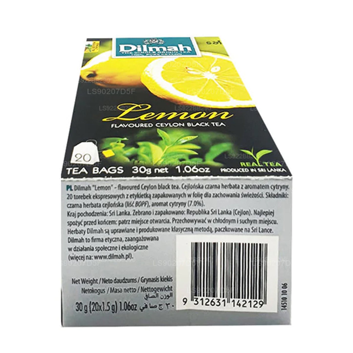 Dilmah citron aromatiseret te (30g) 20 teposer