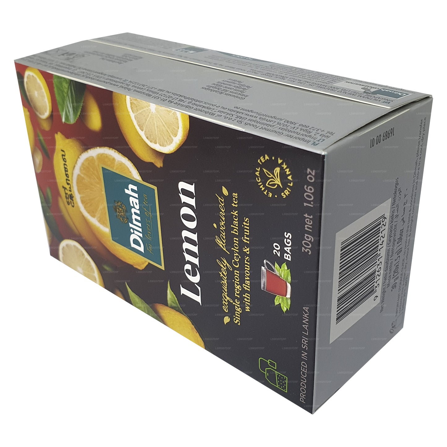 Dilmah citron aromatiseret te (30g) 20 teposer