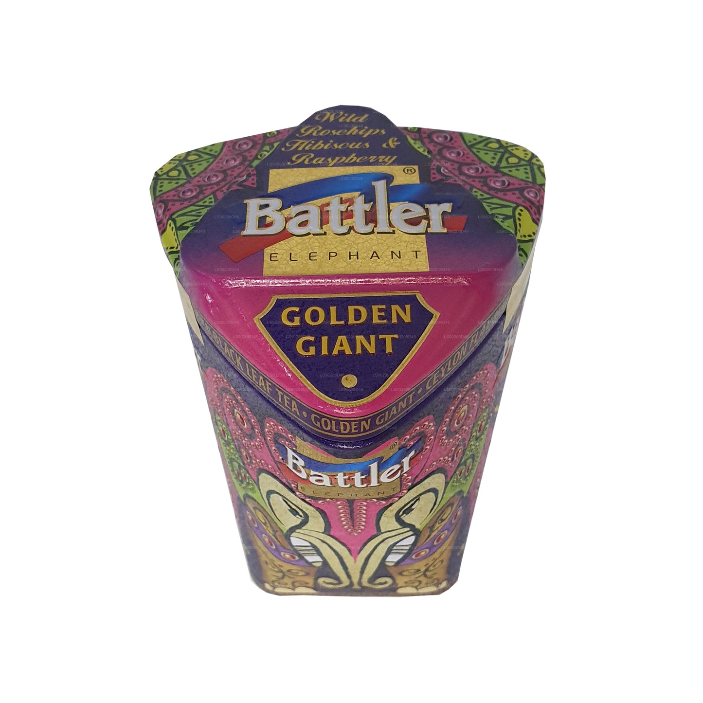 Battler Golden Giant Wild Rosehip, Hibiscus & Hindbær (100g) Caddy