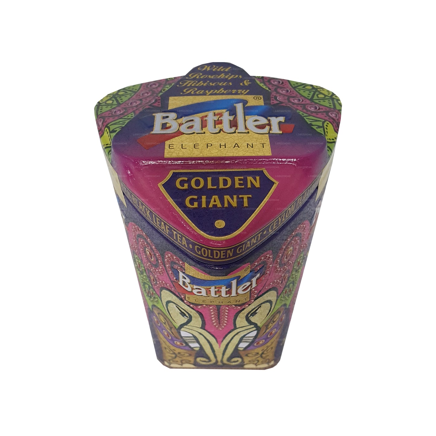 Battler Golden Giant Wild Rosehip, Hibiscus & Hindbær (100g) Caddy