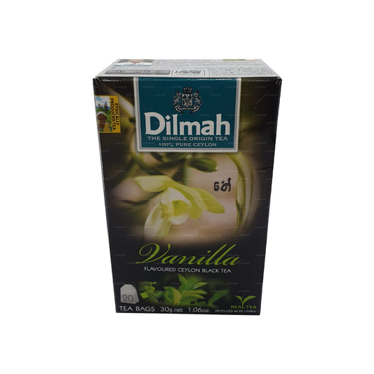 Dilmah vanilje aromatiseret te (40g) 20 teposer