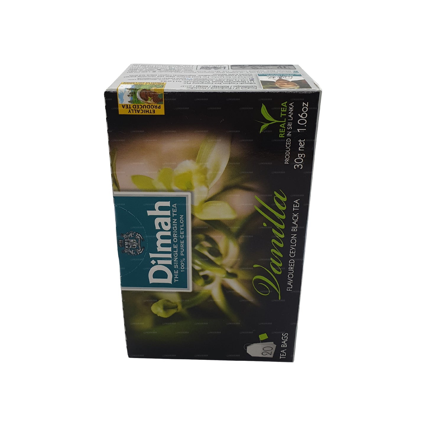 Dilmah vanilje aromatiseret te (40g) 20 teposer