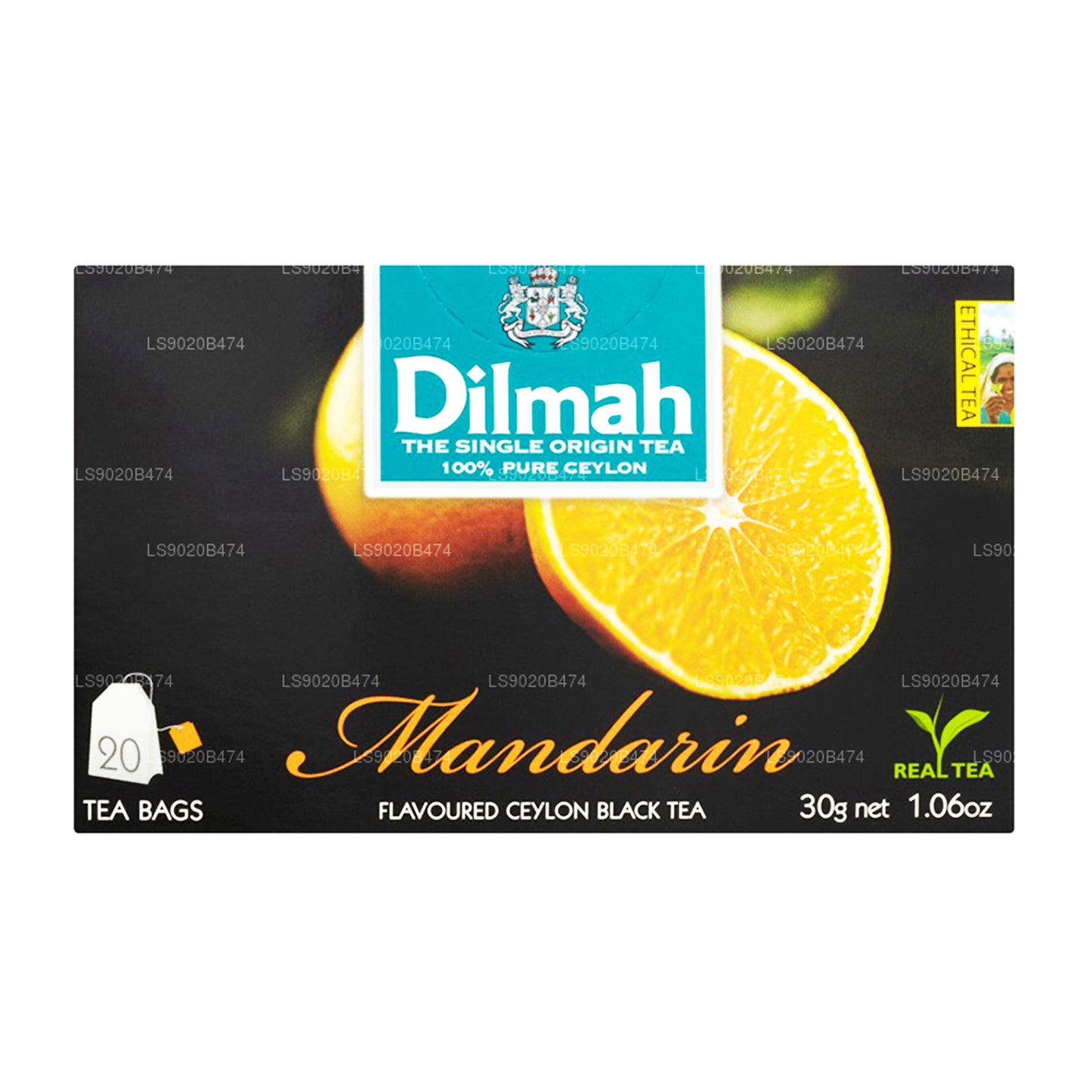Dilmah Mandarin-aromatiseret te (30 g) 20 teposer
