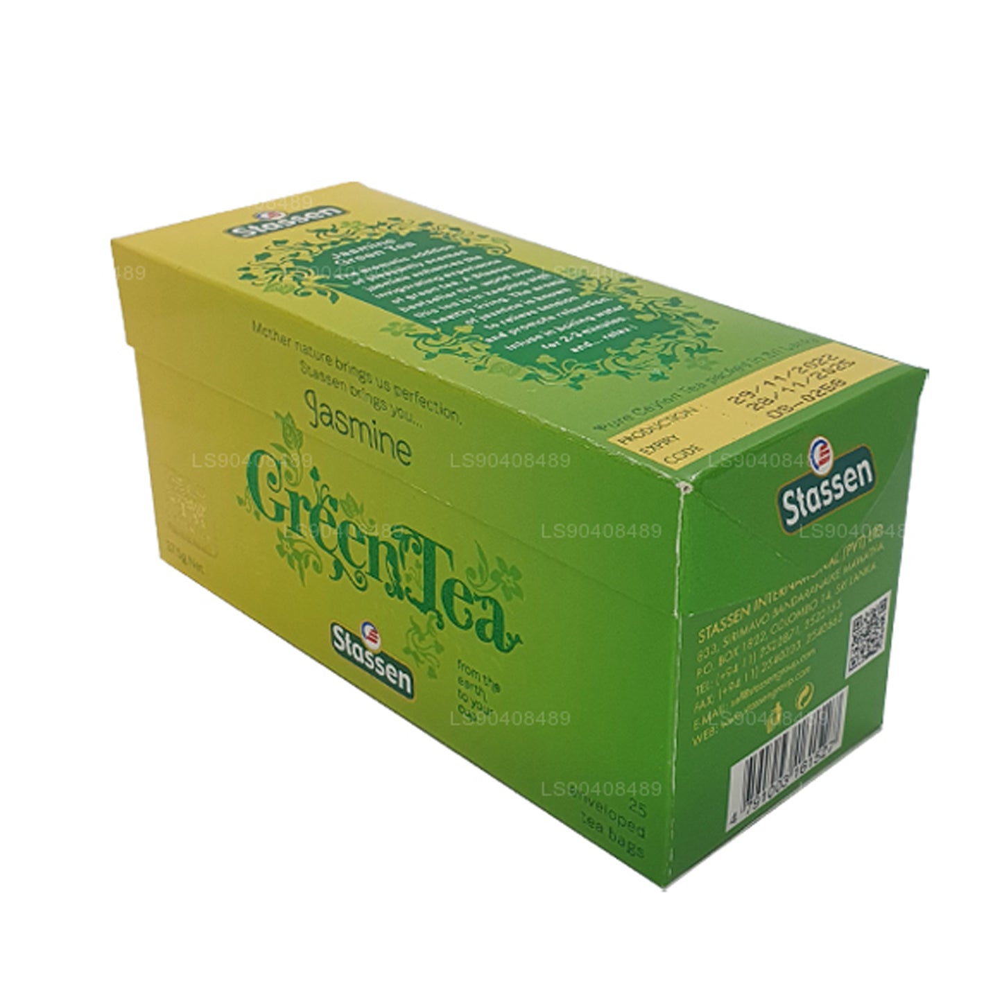 Stassen Jasmine grøn te (37,5 g) 25 teposer