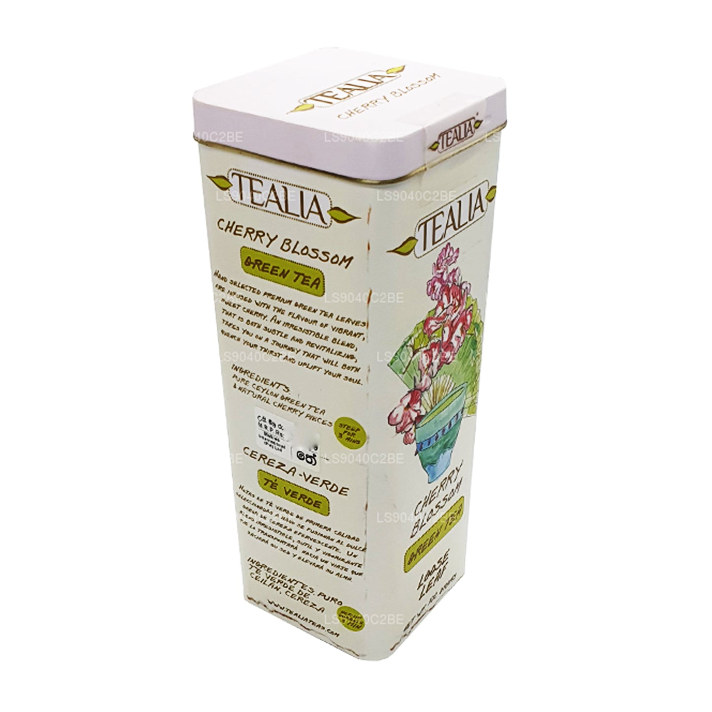 Tealia Cherry Blossom Grøn te Løst Blad (100 g)