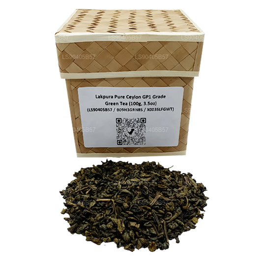 Lakpura Pure Ceylon GP1 klasse grøn te (100 g)