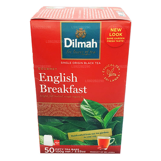 Dilmah engelsk morgenmadste, 50 teposer (100 g)