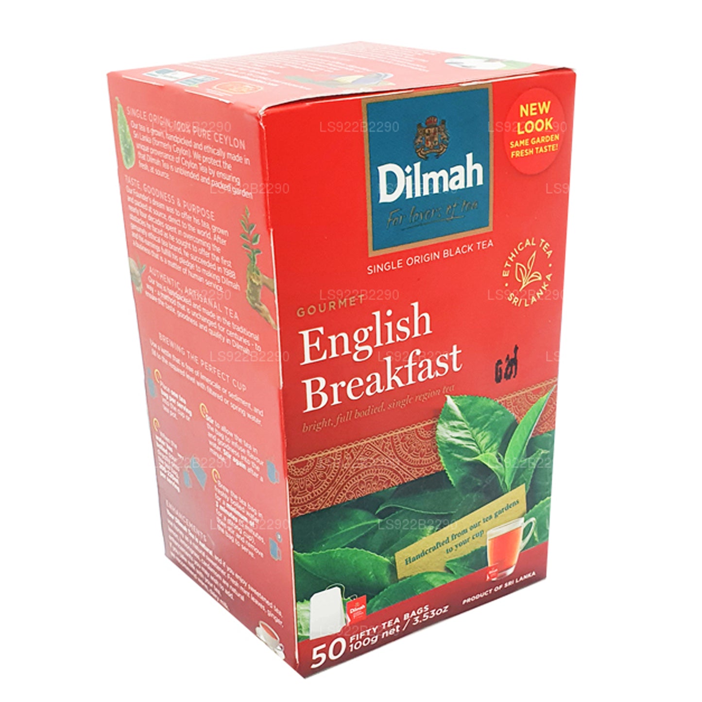 Dilmah engelsk morgenmadste, 50 teposer (100 g)