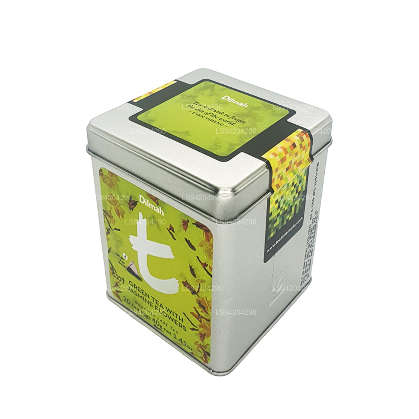 Dilmah T-serie Greem te med jasminblomster (40g) 20 teposer