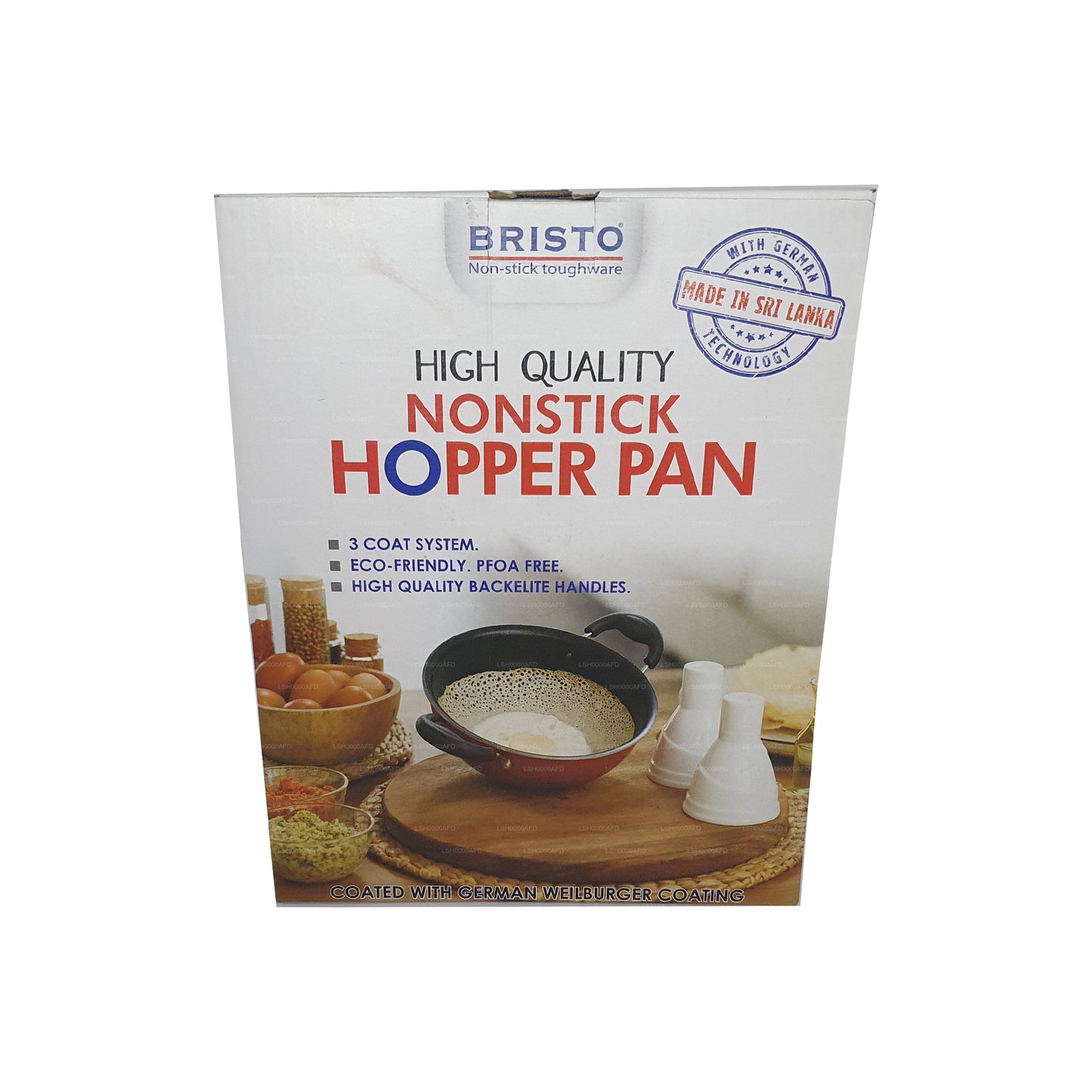 Bristo Nonstick Hopper Pan 18 cm (7 tommer)