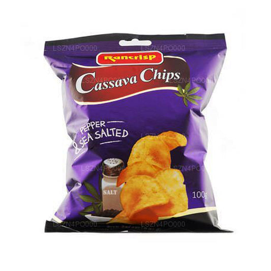 Rancrisp Cassava Chips Salt & Peber (100 g)