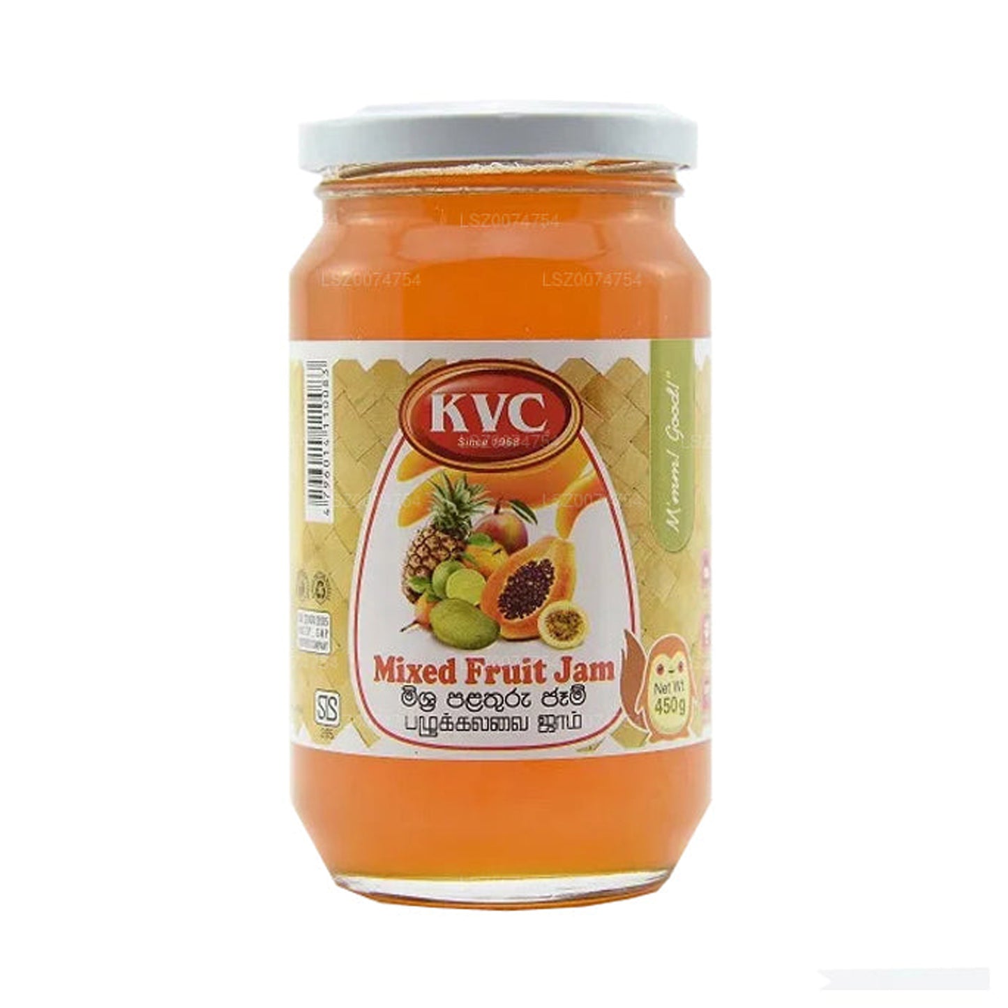 KVC blandet frugt marmelade (450 g)