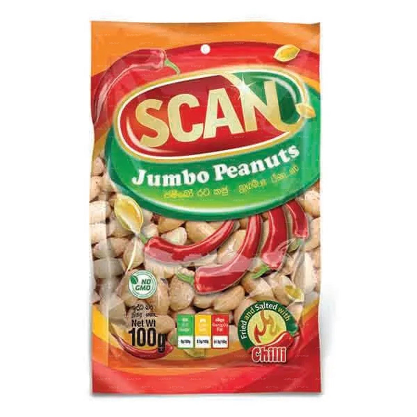 Scan Chilli Jumbo Jordnødder (100g)