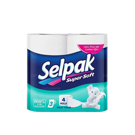 Selpak Toiletpapir Super blød rulle (4 stk.)