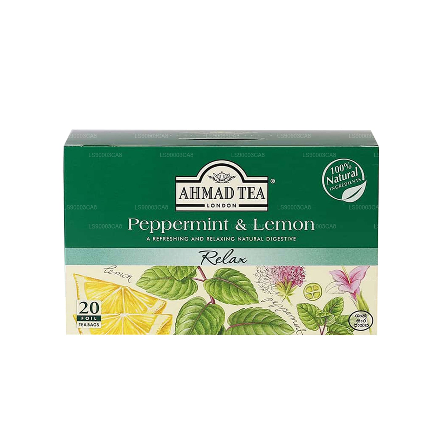 Ahmad Te Pebermynte & Citron (30g) 20 Folie Teposer