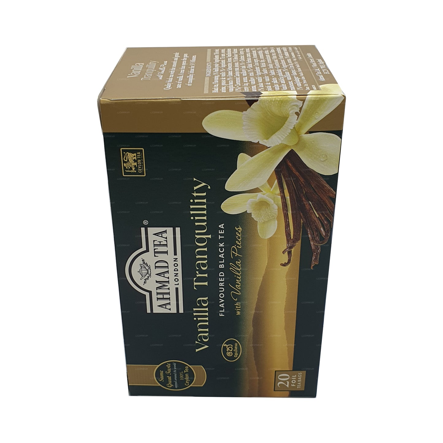 Ahmad te Vanilla Tranquility 20 Folie teposer (40g)