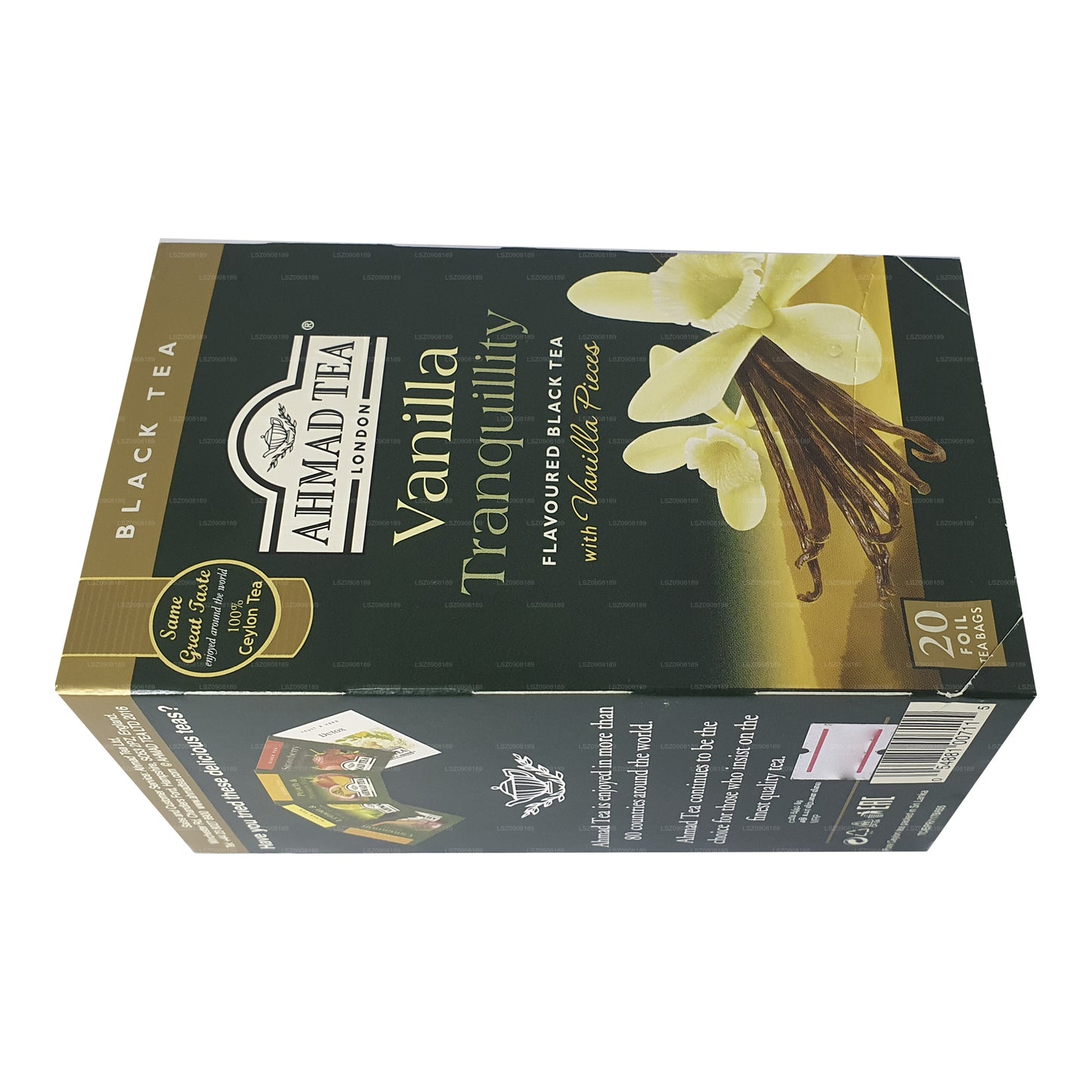 Ahmad te Vanilla Tranquility 20 Folie teposer (40g)