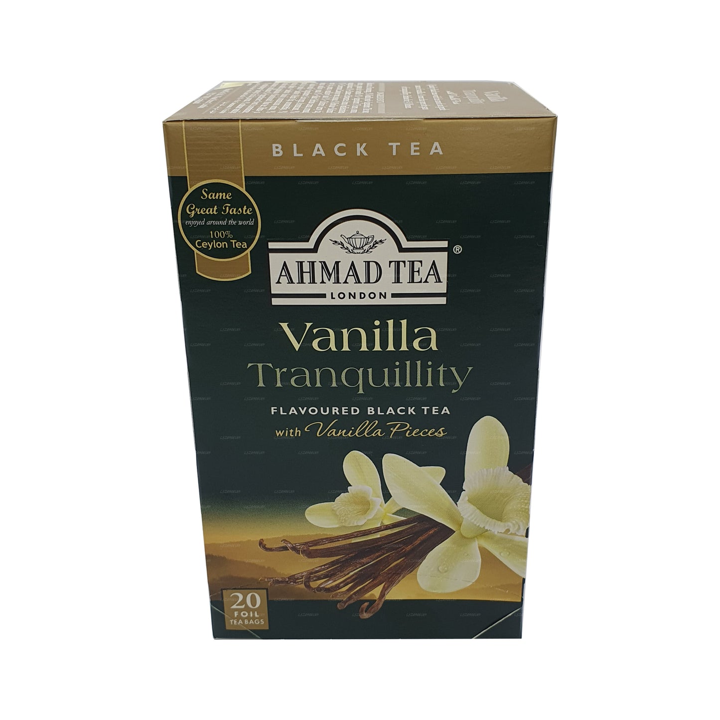 Ahmad te Vanilla Tranquility 20 Folie teposer (40g)