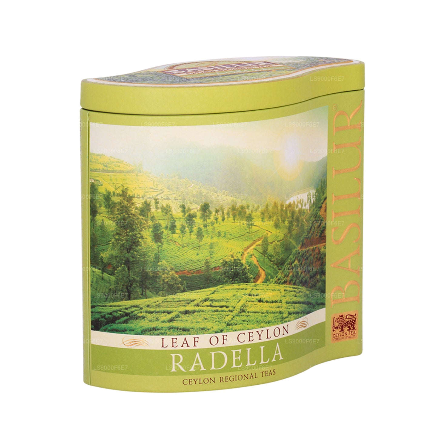 Basilur Leaf af Ceylon „Radella Green Tea“ (100 g) Caddy