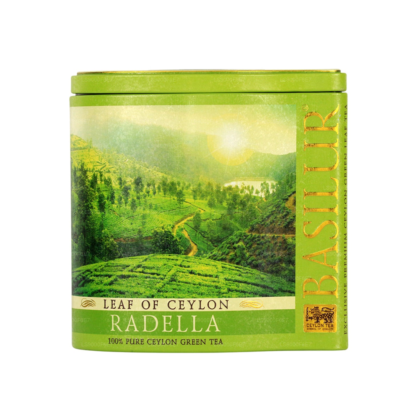 Basilur Leaf af Ceylon „Radella Green Tea“ (100 g) Caddy