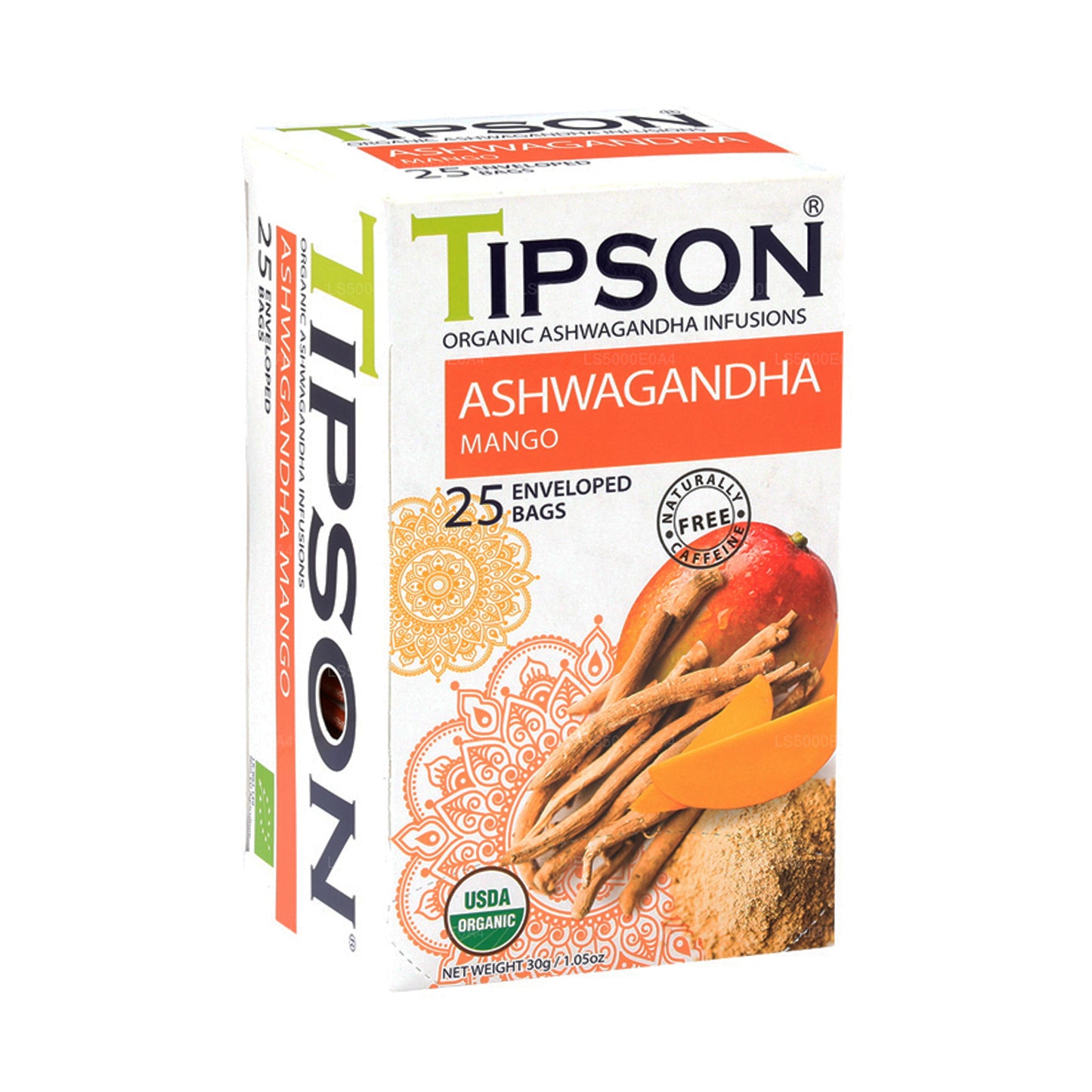 Tipson Økologisk Ashwagandha Mango Te (30g)