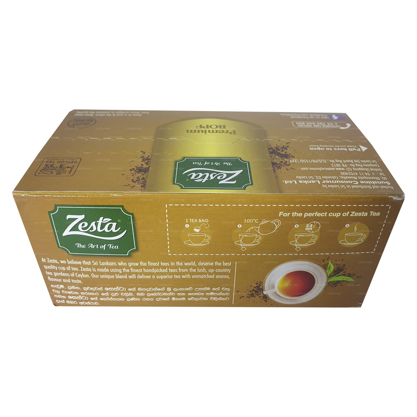 Zesta te (100 g) 50 teposer