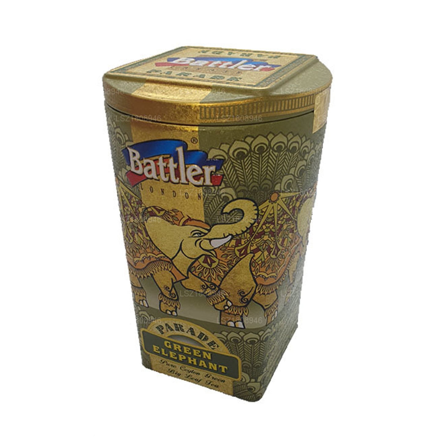 Battler Parade Grøn Elefant (100g) Tin Caddy