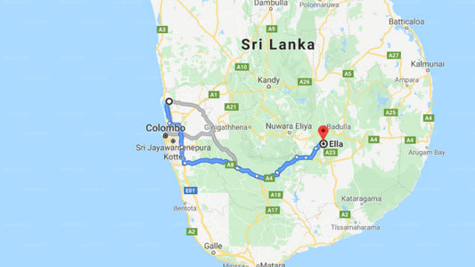 Colombo Lufthavn (CMB) til Ella City Privat Transfer