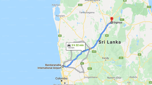 Colombo Lufthavn (CMB) til Sigiriya City Privat Transfer
