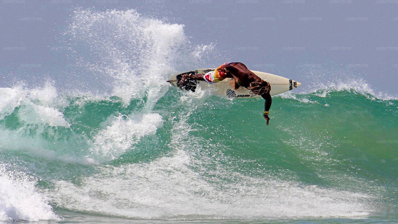 Surfing from Arugam Bay