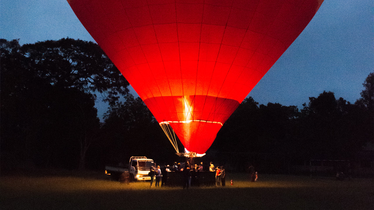 Varmluftsballontur fra Sigiriya