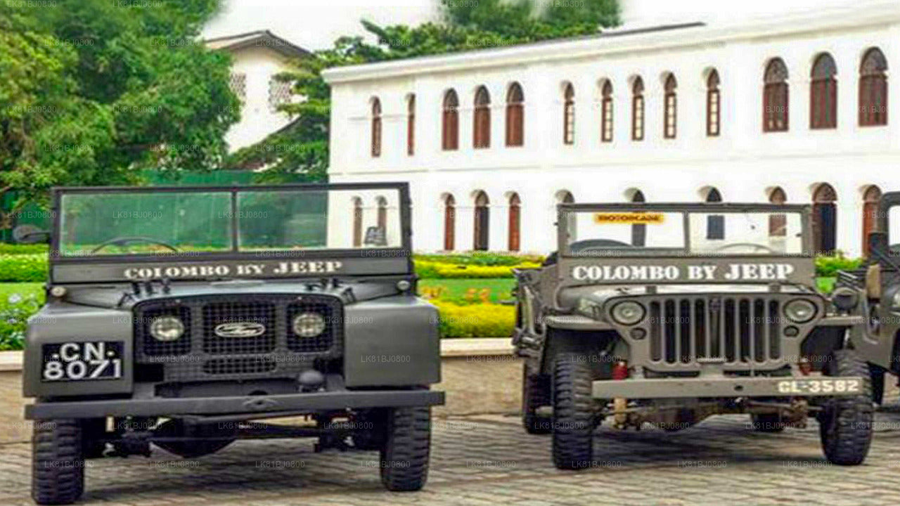 Colombo City Tour af War Jeep fra Colombo Havn