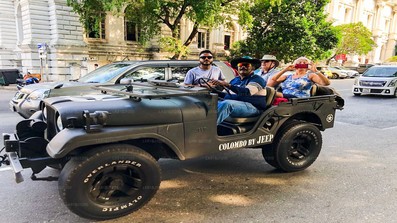 Colombo City Tour af Land Rover Series 1 Jeep fra Colombo Havn