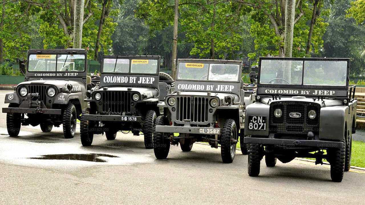 Colombo City Tour af Land Rover Series 1 Jeep fra Colombo Havn