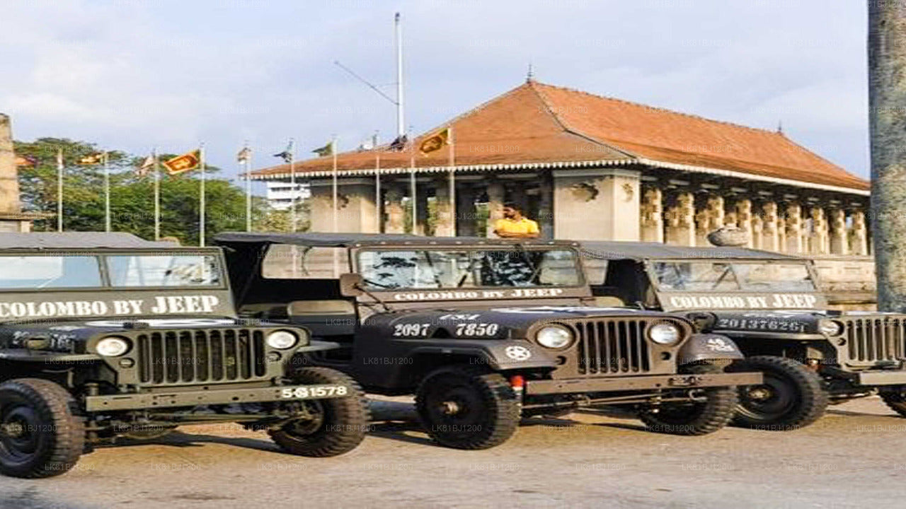 Colombo City Tour af Land Rover Series 1 Jeep fra Colombo Havn