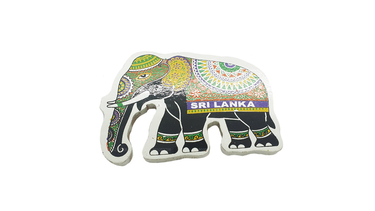 Sri Lankas traditionelle Perahera Elephant Køleskab Magnet