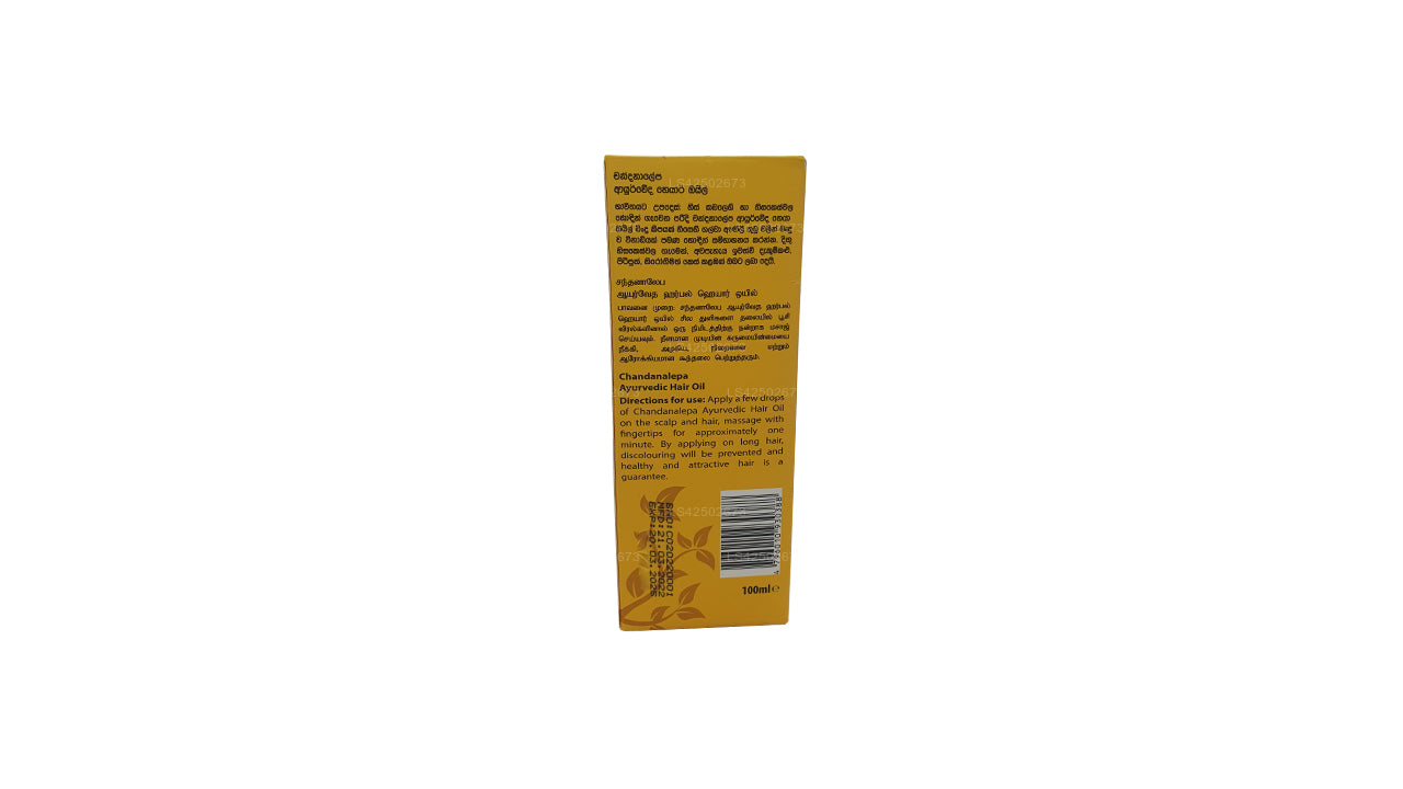 Chandanalepa ayurvedisk hårolie (100 ml)