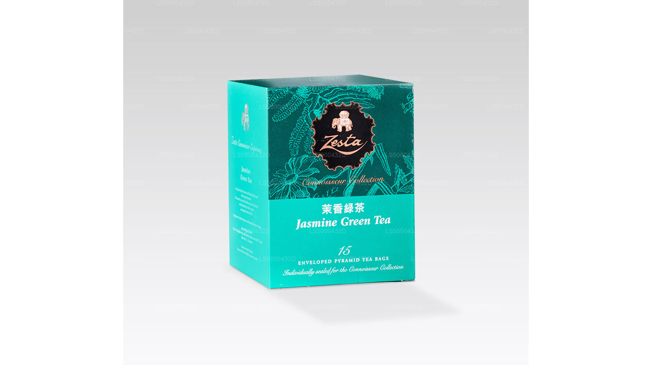 Zesta Jasmine grøn te - 15 pyramide teposer (30 g)