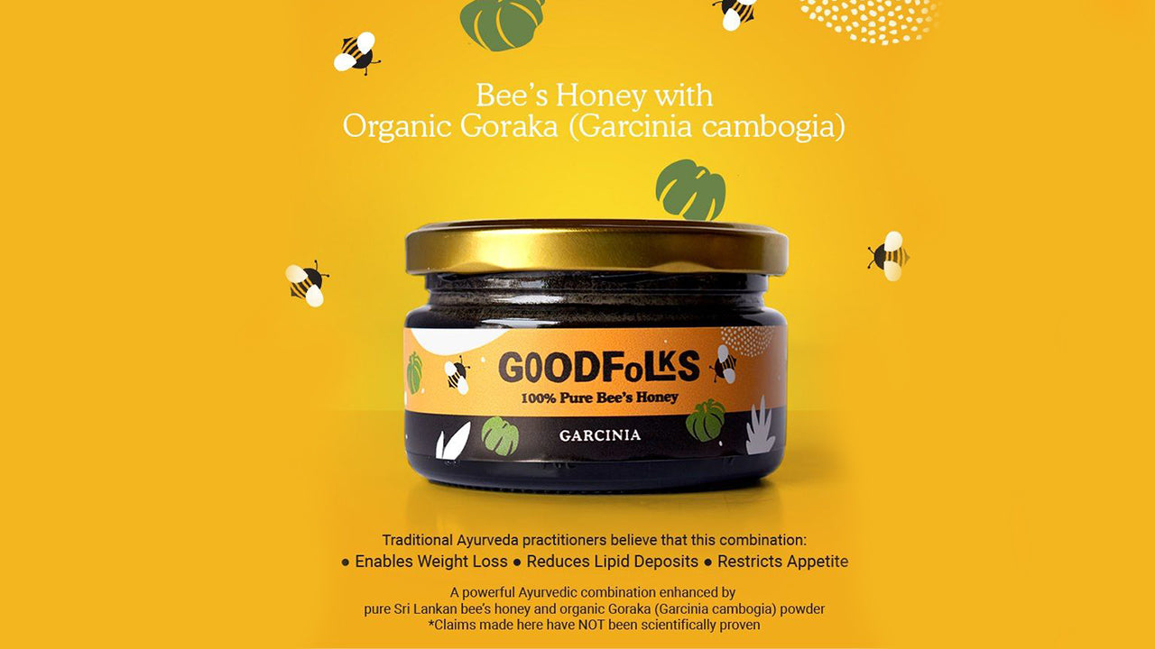 Goodfolks srilankanske bi honning med hvidløg (250 g)