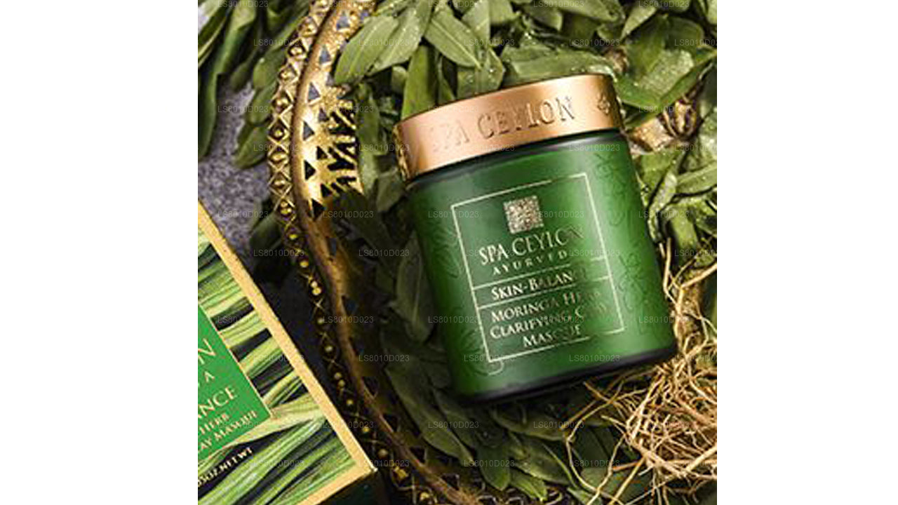 Spa Ceylon hud Balance Moringa Herb afklarende ler Masque (200g)