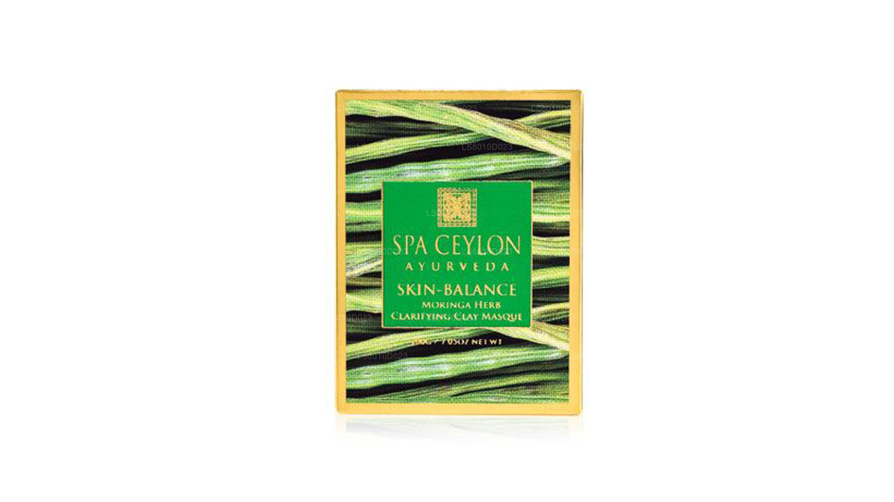 Spa Ceylon hud Balance Moringa Herb afklarende ler Masque (200g)